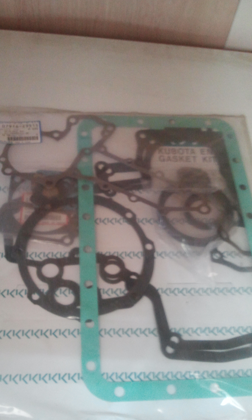 juego de juntas inferior